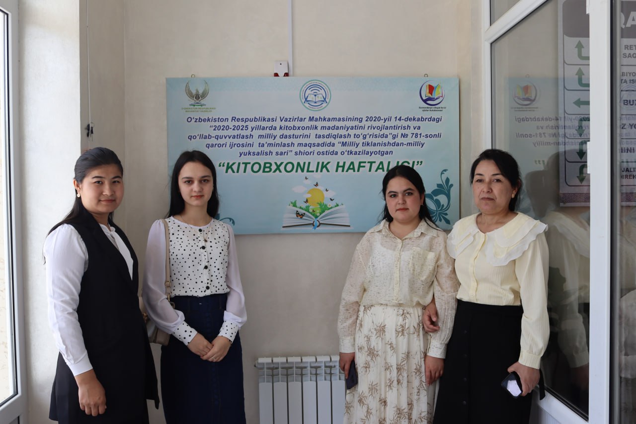 Surxondaryo viloyat ko’zi ojizlar maxsus kutubxonasida “Kitobsevar millat” g’oyasi keng targ’ib qilish maqsadida “Kitobxonlik haftaligi” o’z ishini boshladi.