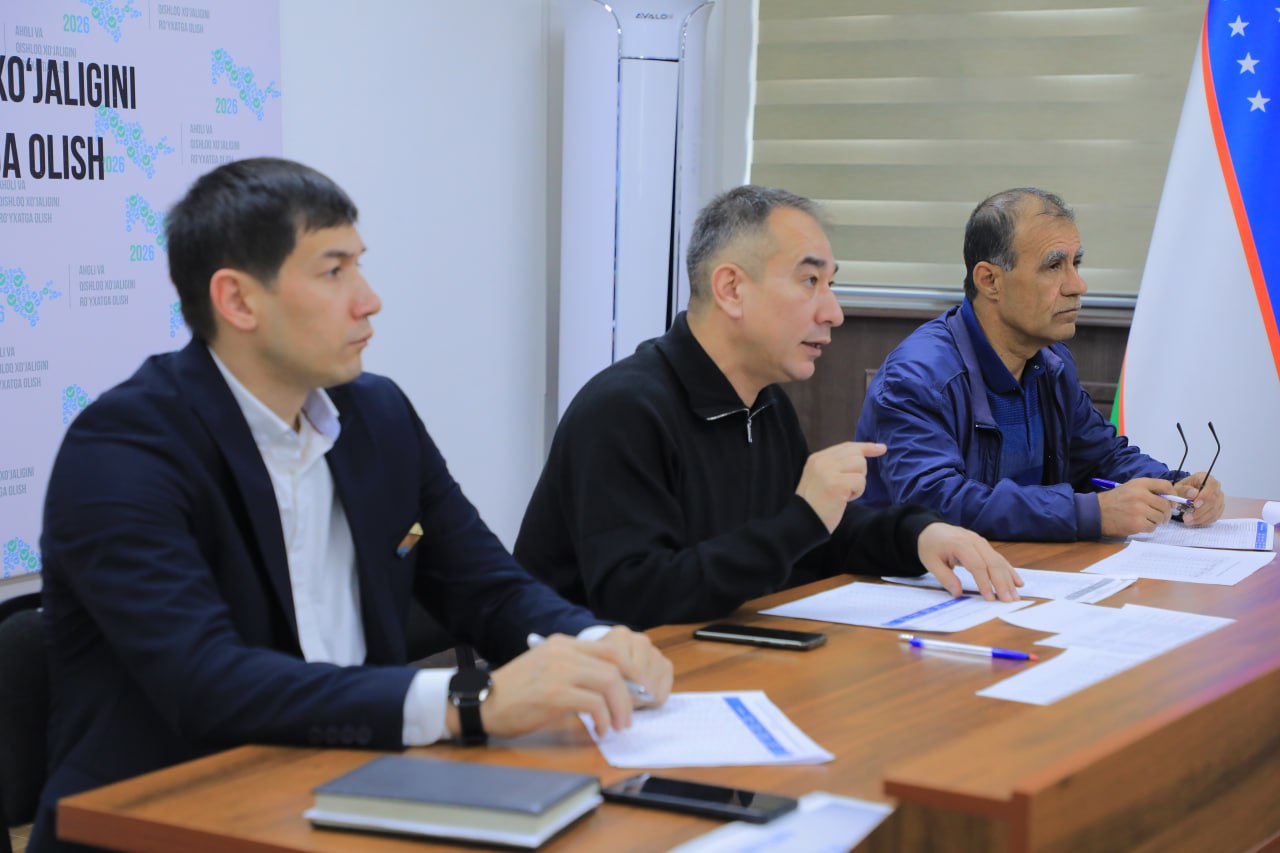 Surxondaryoda aholi va qishloq xo‘jaligini ro‘yxatga olish ishlari kunlik tahlil qilib borilmoqda