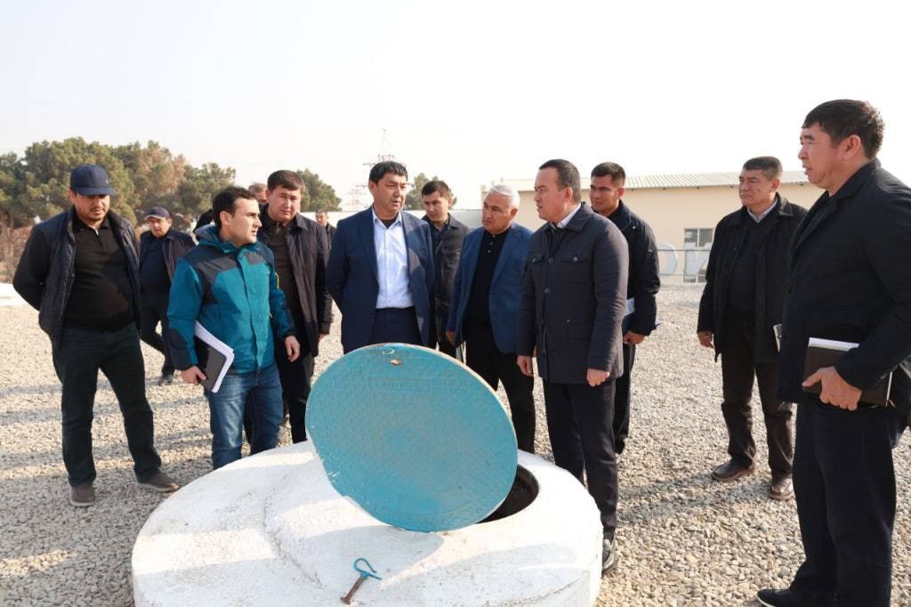 UzA | To‘palang suv omborining zilol ichimlik suvi Termizga yetib keldi