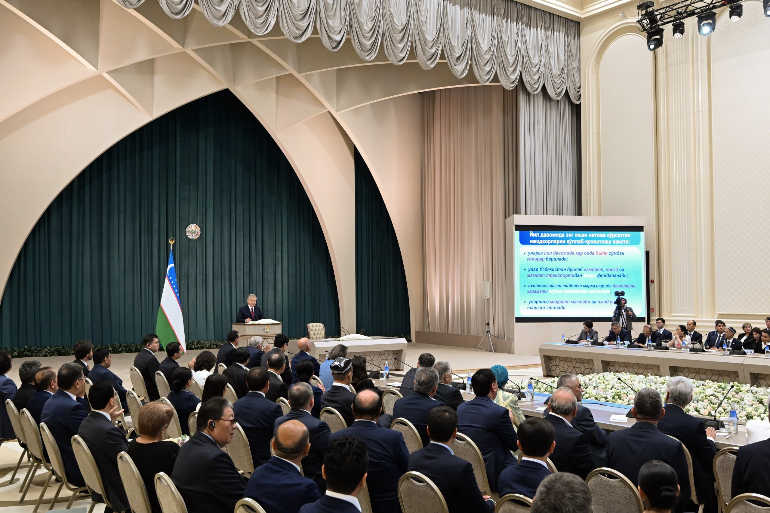Ashula va raqs ansambllarini qo‘llab-quvvatlash maqsadida 1-sentabrdan boshlab ulardagi barcha xodimlarning ish haqi 2 karra oshiriladi.